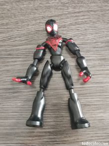 Figure e Bambolotti Marvel: Spider man Miles Morales bend anda Flex Spiderman negro flexible Marvel Hasbro 2019
